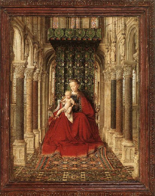 EYCK, Jan van Small Triptych (central panel) ssf oil painting image